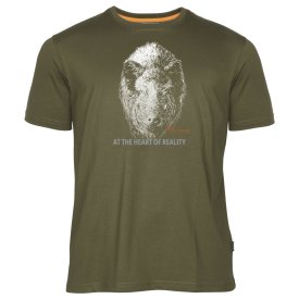 T-SHIRT PINEWOOD WILD BOAR (H.OLIVE) - 5467